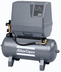 Поршневой компрессор Atlas Copco LFx 0,7 3PH на тележке с ресивером