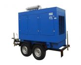 ССМ ЭД-200-Т400-2РКМ2 (Marelli) в шумозащитном кожухе на шасси с АВР