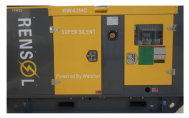 Дизельный генератор Rensol RW 32 HC в кожухе с АВР