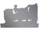 Motor АД100-Т400-2РП (ЯМЗ) в кожухе с АВР