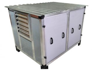 Дизельный генератор Вепрь АДП 7/4-Т400/230 ВЛ1-БС в контейнере с АВР