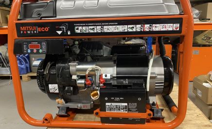 Установка бензинового генератора MITSUI POWER ECO ZM6500-E для ВЕРБА РООИ